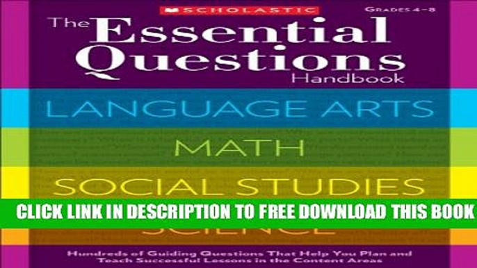Collection Book The Essential Questions Handbook