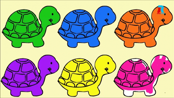 Learn Colors for Kids with Spiderman to Learn with Color | Tortoise Colours for Kids