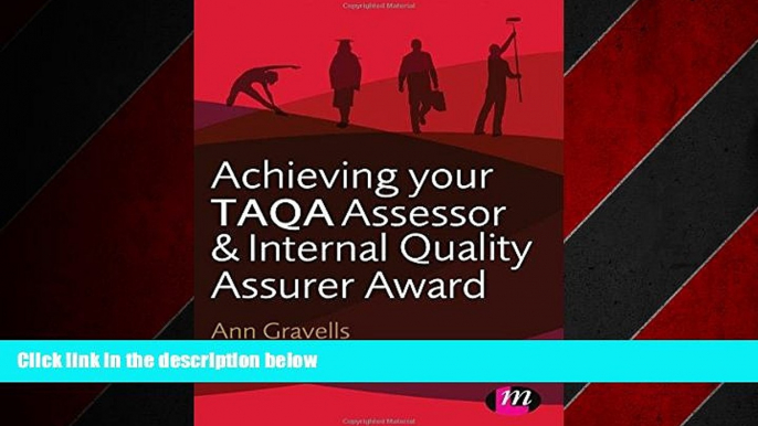 Online eBook Achieving your TAQA Assessor and Internal Quality Assurer Award (Further Education