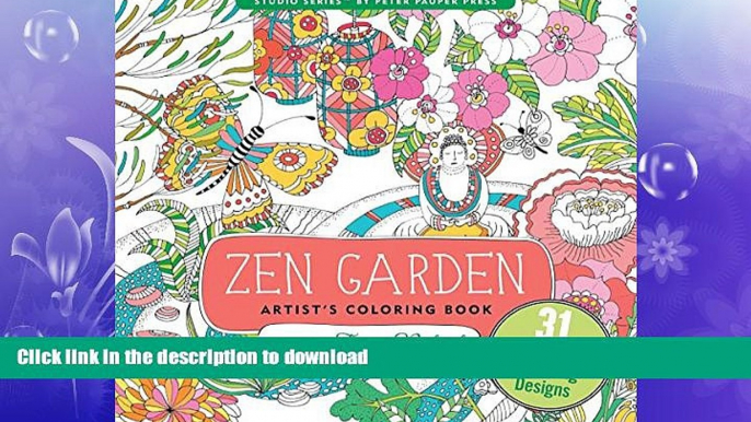 FAVORITE BOOK  Zen Garden Adult Coloring Book (31 stress-relieving designs) (Artists  Coloring