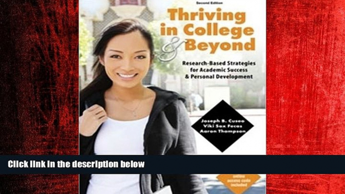 Online eBook Thriving in College AND Beyond: Research-Based Strategies for Academic Success and