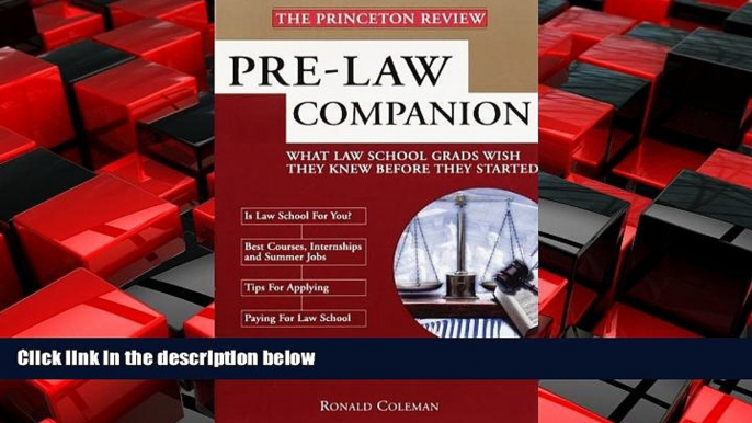 Popular Book Pre-Law Companion