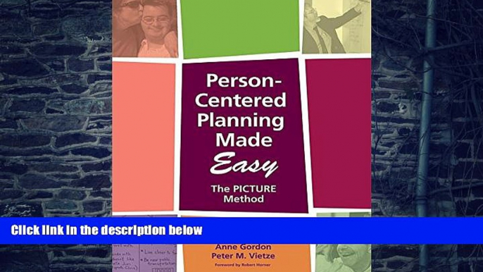 Big Deals  Person-Centered Planning Made Easy: The PICTURE Method  Best Seller Books Best Seller