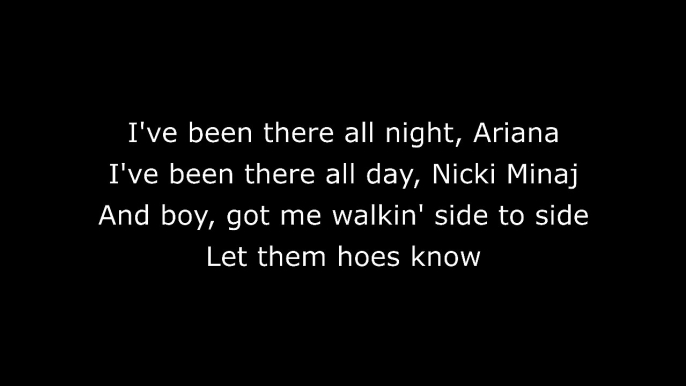 Ariana Grande - Side to Side Ft. Nicki Minaj (Karaoke-Lyrics-Instrumental)