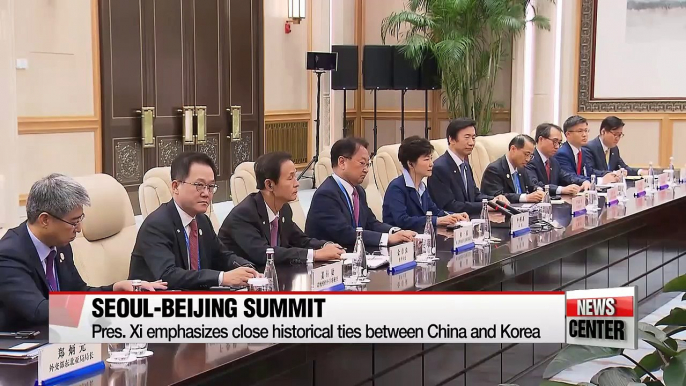 Seoul-Beijing summit talks alleviate tensions between two countries regarding THADD