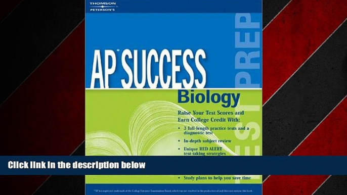 Enjoyed Read AP Success - Biology, 5th ed (Peterson s Master the AP Biology)