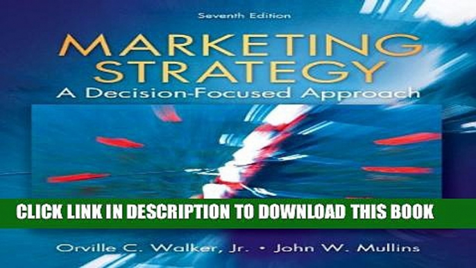 [PDF] Marketing Strategy: A Decision Focused Approach Full Online