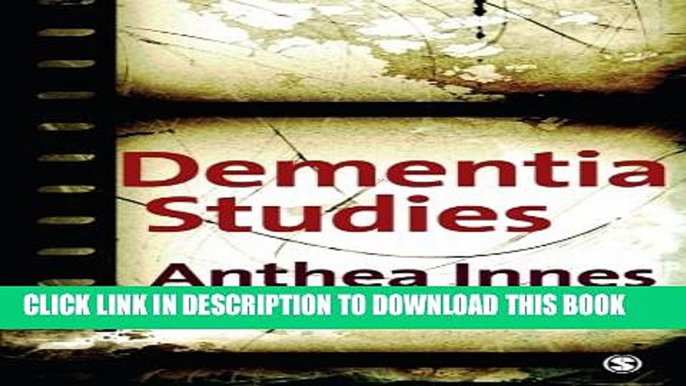 [PDF] Dementia Studies: A Social Science Perspective Popular Colection