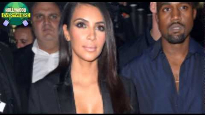 Kim Kardashian Goes Topless Flaunts Major Cleavage During Paris Fashion Week