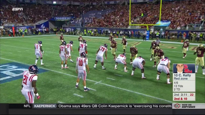 Akeem Judd 11-yard touchdown run - Ole Miss vs Florida St.