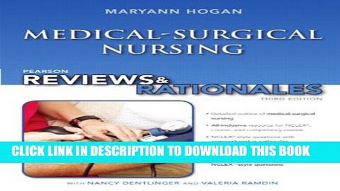 Collection Book Pearson Reviews   Rationales: Medical-Surgical Nursing with "Nursing Reviews