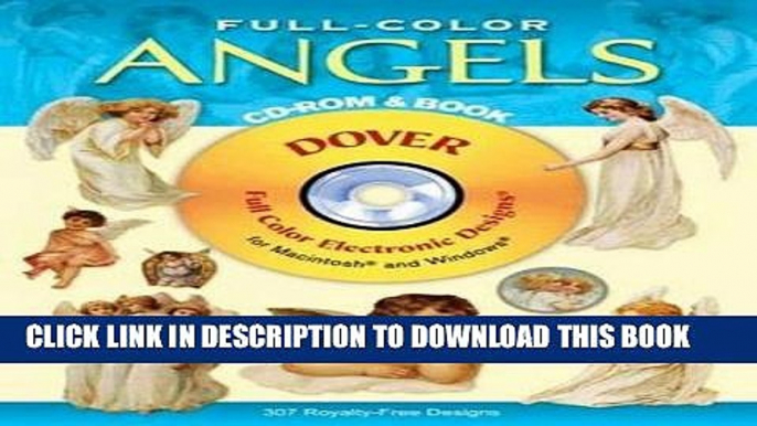 Collection Book Full-Color Angels CD-ROM and Book (Dover Electronic Clip Art)