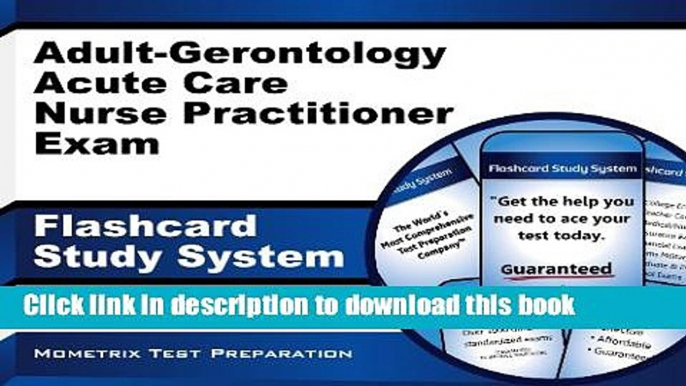 PDF Adult-Gerontology Acute Care Nurse Practitioner Exam Flashcard Study System: NP Test Practice