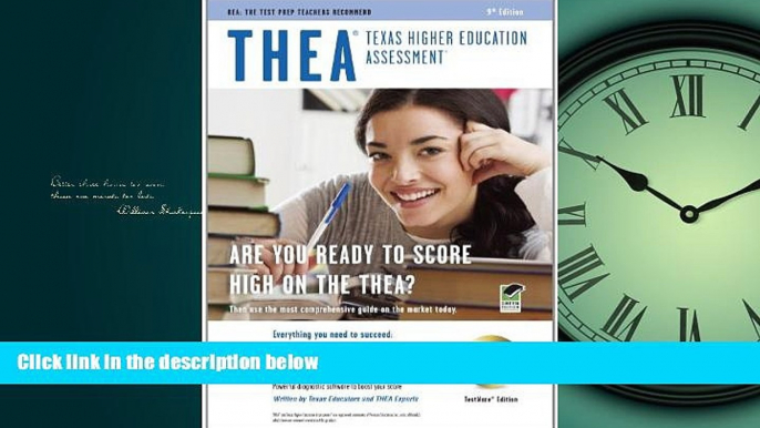 For you THEA (Texas Higher Education Assessment) w/CD-ROM 9th Ed. (THEA Test Preparation)