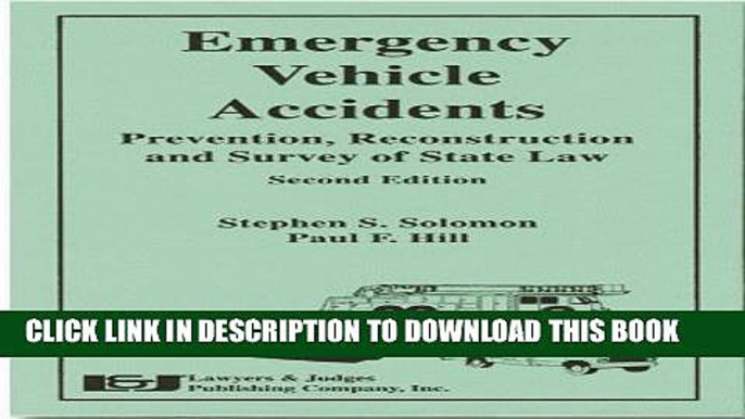 Collection Book Emergency Vehicle Accidents