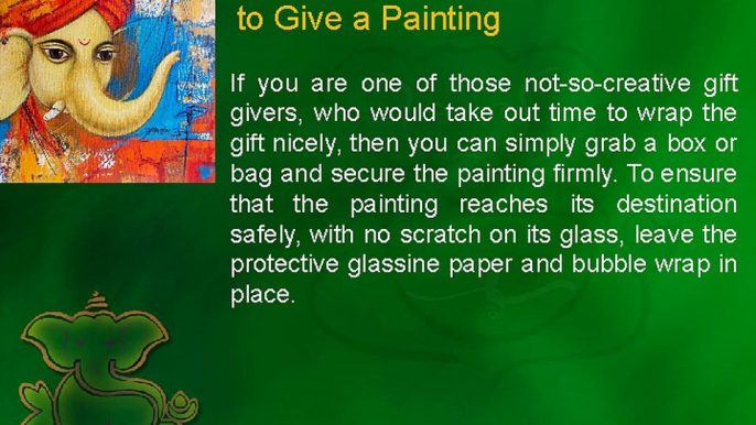 Creative Ideas for Gift Wrapping Paintings