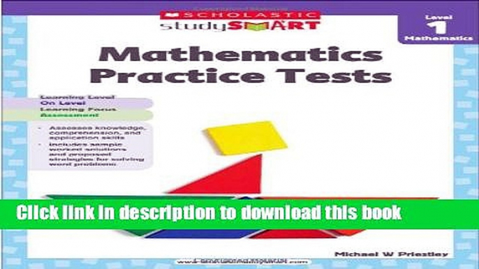 Read Scholastic Study Smart Mathematics Practice Tests Level 1  Ebook Free