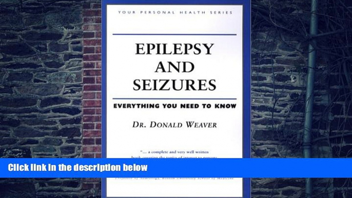 Big Deals  Epilepsy and Seizures: Everything You Need to Know (Your Personal Health)  Free Full