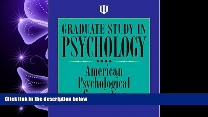 different   Graduate Study in Psychology