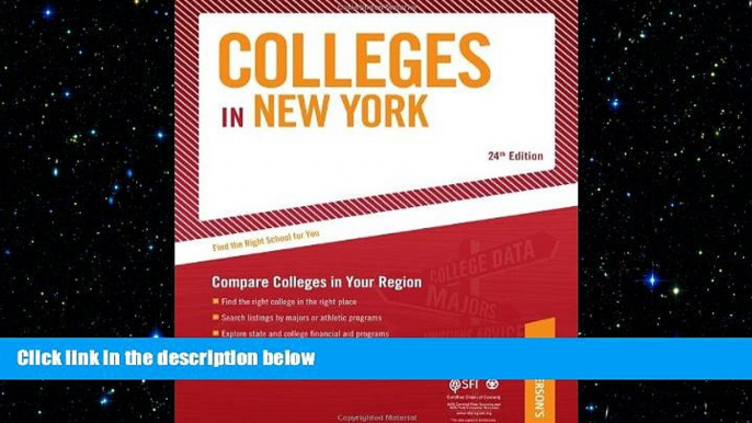 behold  Colleges in New York: Compare Colleges in Your Region (Peterson s Colleges in New York)