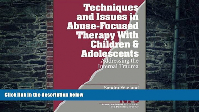 Big Deals  Techniques and Issues in Abuse-Focused Therapy with Children   Adolescents: Addressing