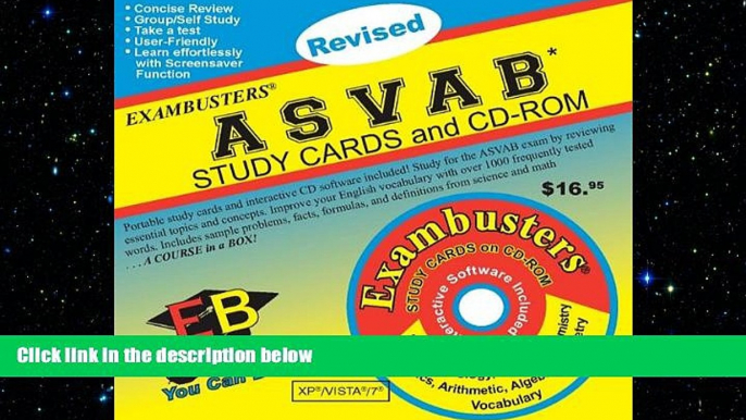 different   ASVAB Study Cards and CD-ROM [With CDROM] (Exambusters Study Cards)