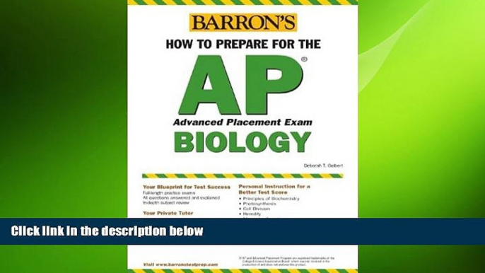 there is  How to Prepare for the AP Biology (Barron s AP Biology)