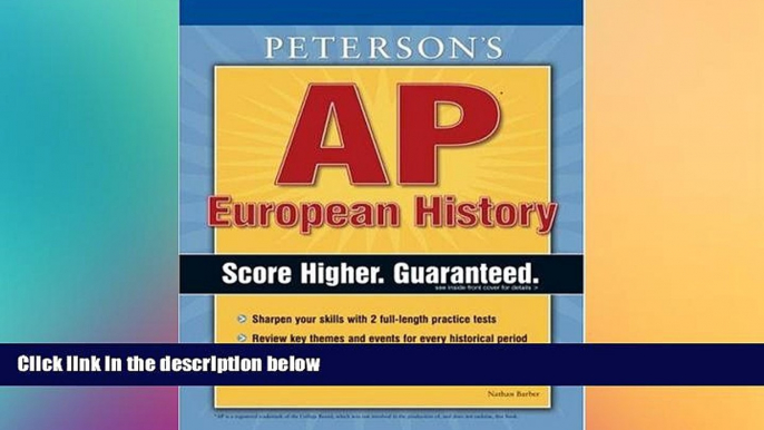 different   AP - European History, 2nd ed (Peterson s AP European History)