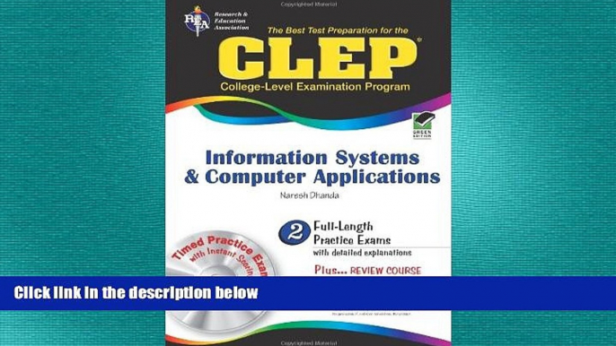 complete  CLEP Information Systems   Computer Applications w/ CD-ROM (CLEP Test Preparation)