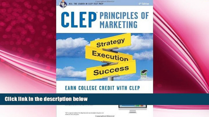 behold  CLEPÂ® Principles of Marketing Book + Online (CLEP Test Preparation)