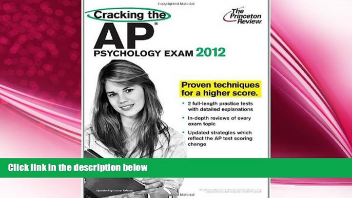 different   Cracking the AP Psychology Exam, 2012 Edition (College Test Preparation)