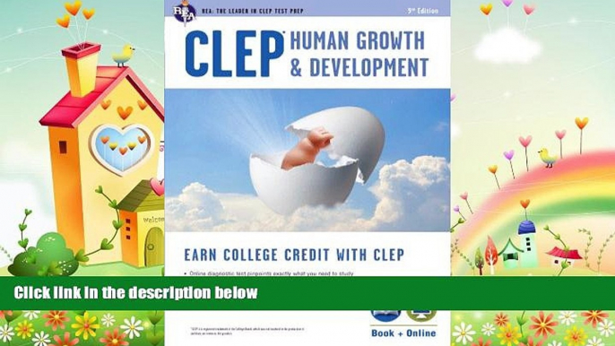 there is  CLEPÂ® Human Growth   Development Book + Online (CLEP Test Preparation)