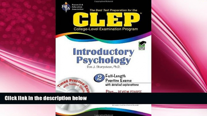 different   CLEP: Introductory Psychology, TestWare Edition (Book   CD-ROM)