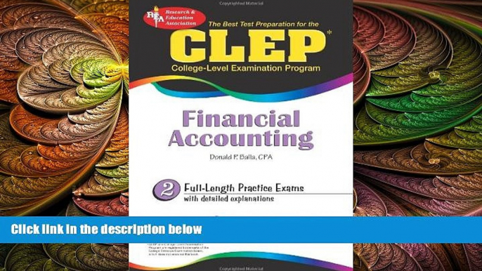 there is  CLEPÂ® Financial Accounting (CLEP Test Preparation)