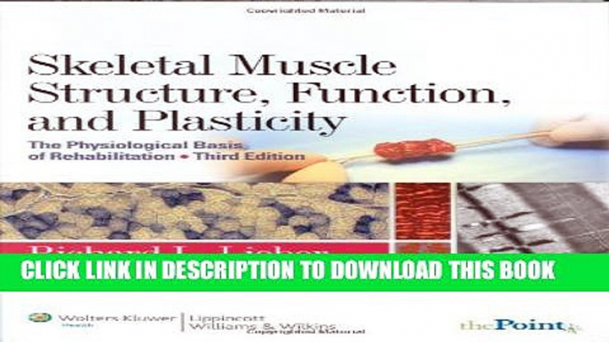 [PDF] Skeletal Muscle Structure, Function, and Plasticity Full Online