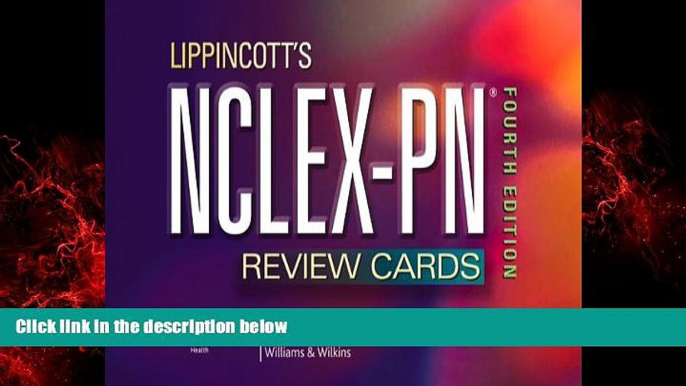 Popular Book Lippincott s Nclex-pn Review Cards 4th Edition