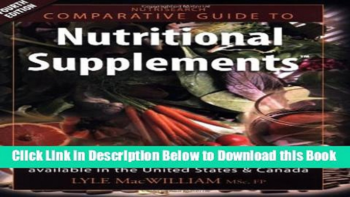 [Reads] NutriSearch Comparative Guide to Nutritional Supplements (Professional Version) Online Ebook