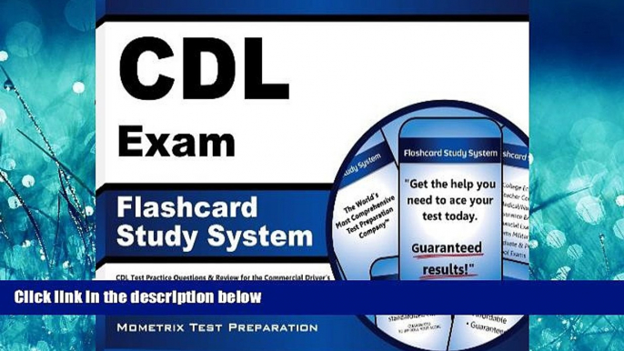 For you CDL Exam Flashcard Study System: CDL Test Practice Questions   Review for the Commercial