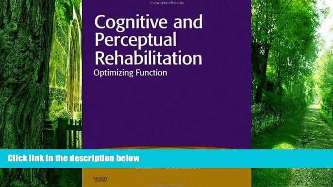 Big Deals  Cognitive and Perceptual Rehabilitation: Optimizing Function, 1e  Best Seller Books