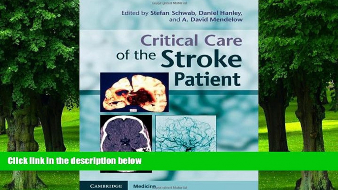 Big Deals  Critical Care of the Stroke Patient (Cambridge Medicine (Hardcover))  Best Seller Books