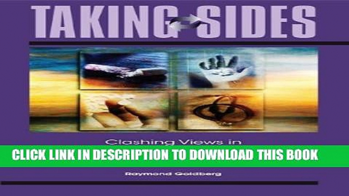 [Read PDF] Taking Sides: Clashing Views in Drugs and Society Ebook Free