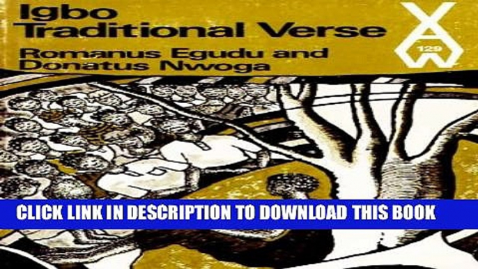 [PDF] Igbo Traditional Verse (African Writers Series) Popular Online