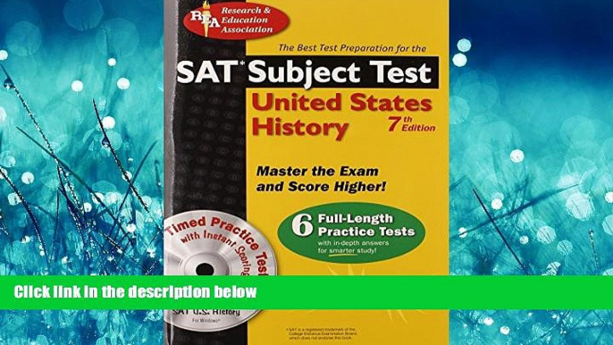 Popular Book SAT Subject Testâ„¢: United States History w/CD (SAT PSAT ACT (College Admission) Prep)