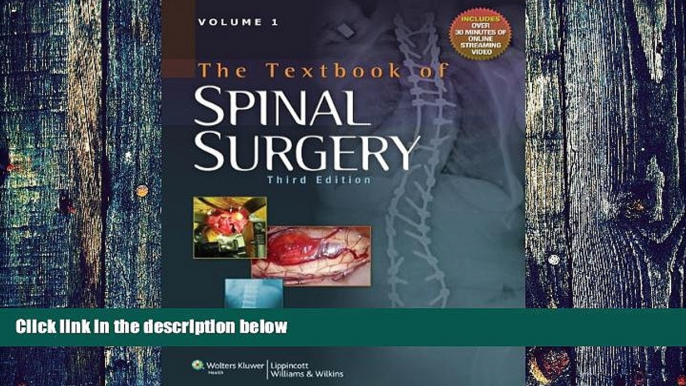 Big Deals  The Textbook of Spinal Surgery  Free Full Read Most Wanted