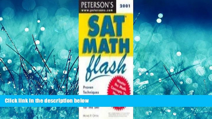 Online eBook Peterson s 2001 Sat Math Flash (Sat Math Flash, 2001)