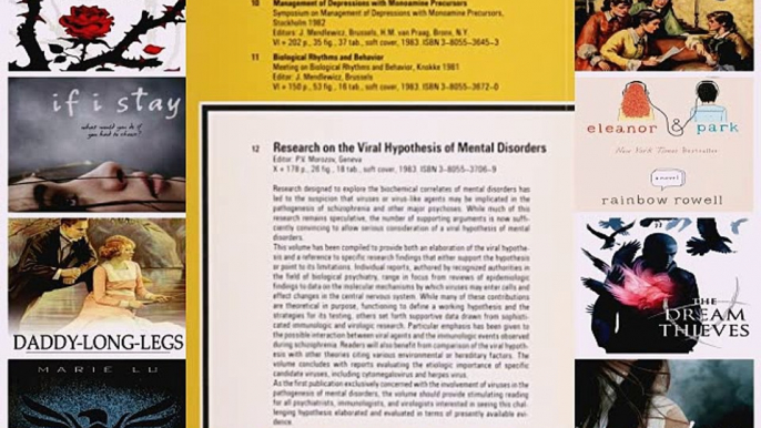 [PDF] Research on the Viral Hypothesis of Mental Disorders (Advances in Biological Psychiatry