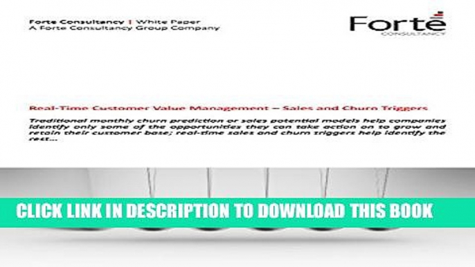 [PDF] Real-Time Customer Value Management - Sales and Churn Triggers Full Online