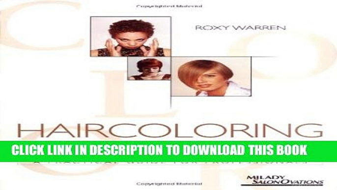 New Book Haircoloring in Plain English: A Practical Guide for Professionals