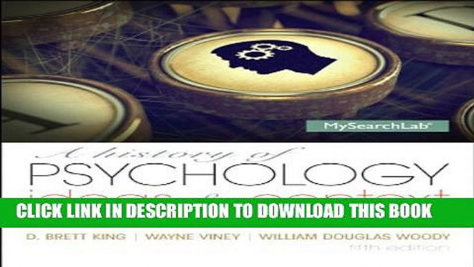 Collection Book A History of Psychology with Student Access Code: Ideas   Context