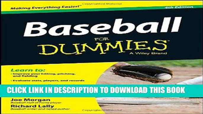 [PDF] Baseball For Dummies Full Online